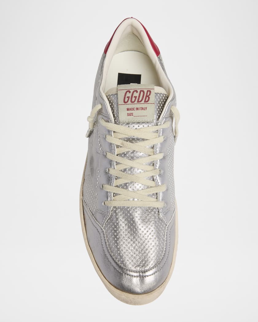 Men's Ball Star Metallic Low-Top Sneakers