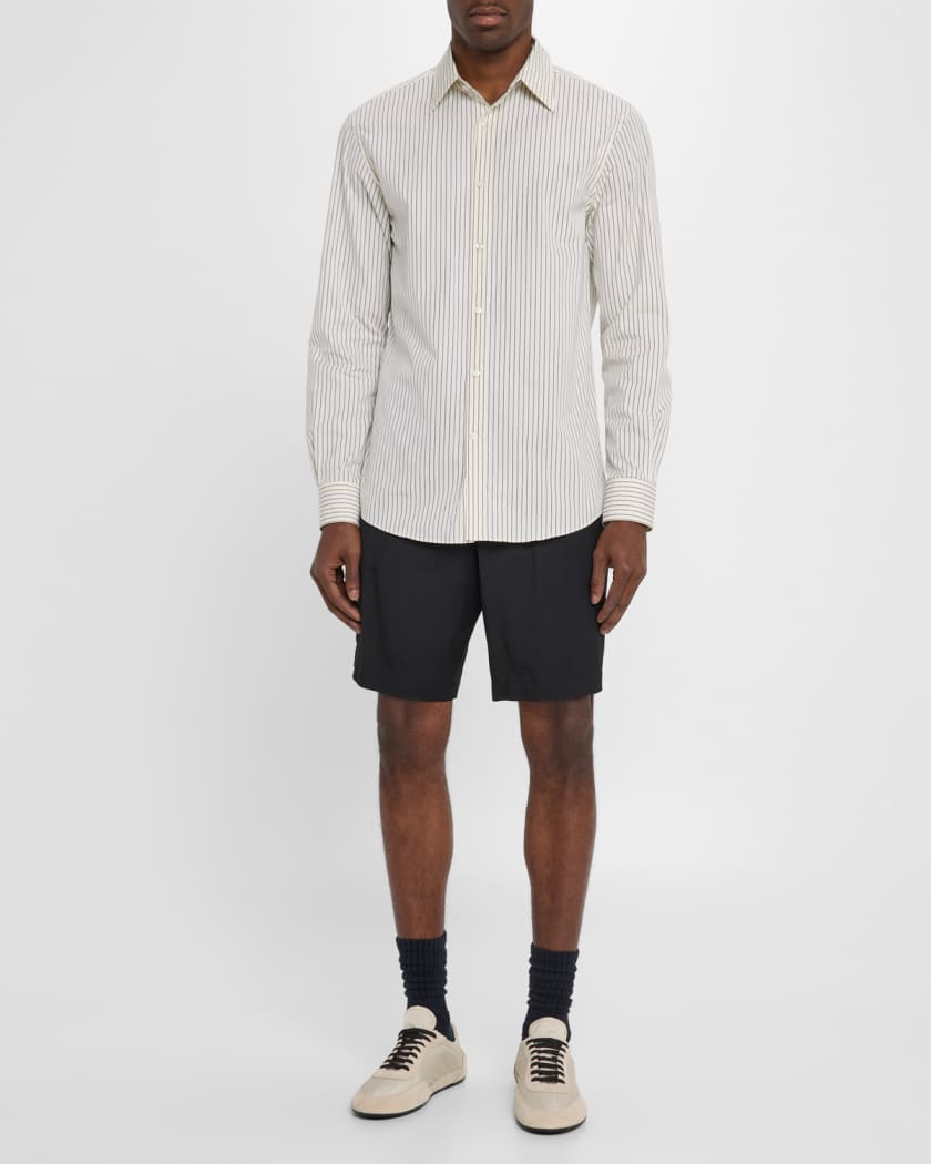 Men's Collapse Nylon and Suede Low-Top Sneakers