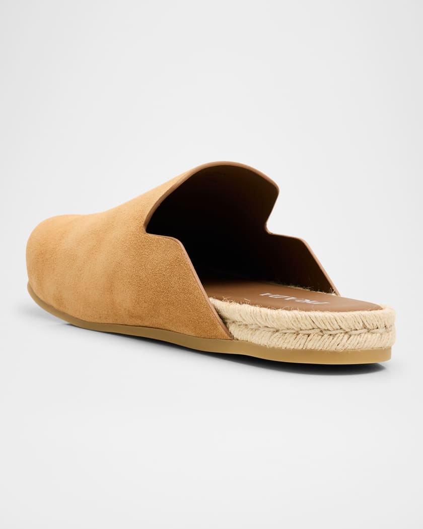 Prada Men's Espadrillas Suede Espadrille Mules | Neiman Marcus Prada Men's Espadrillas Suede Espadrille Mules | Neiman Marcus