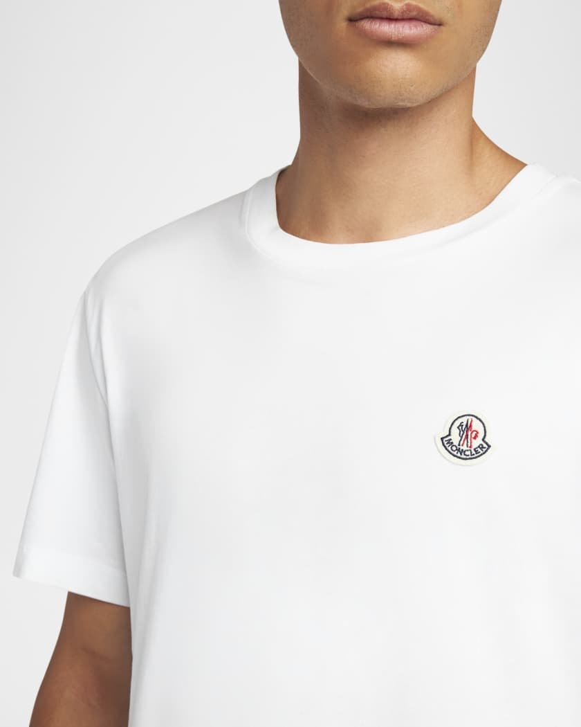Men's 3-Pack Logo Patch Cotton T-Shirts