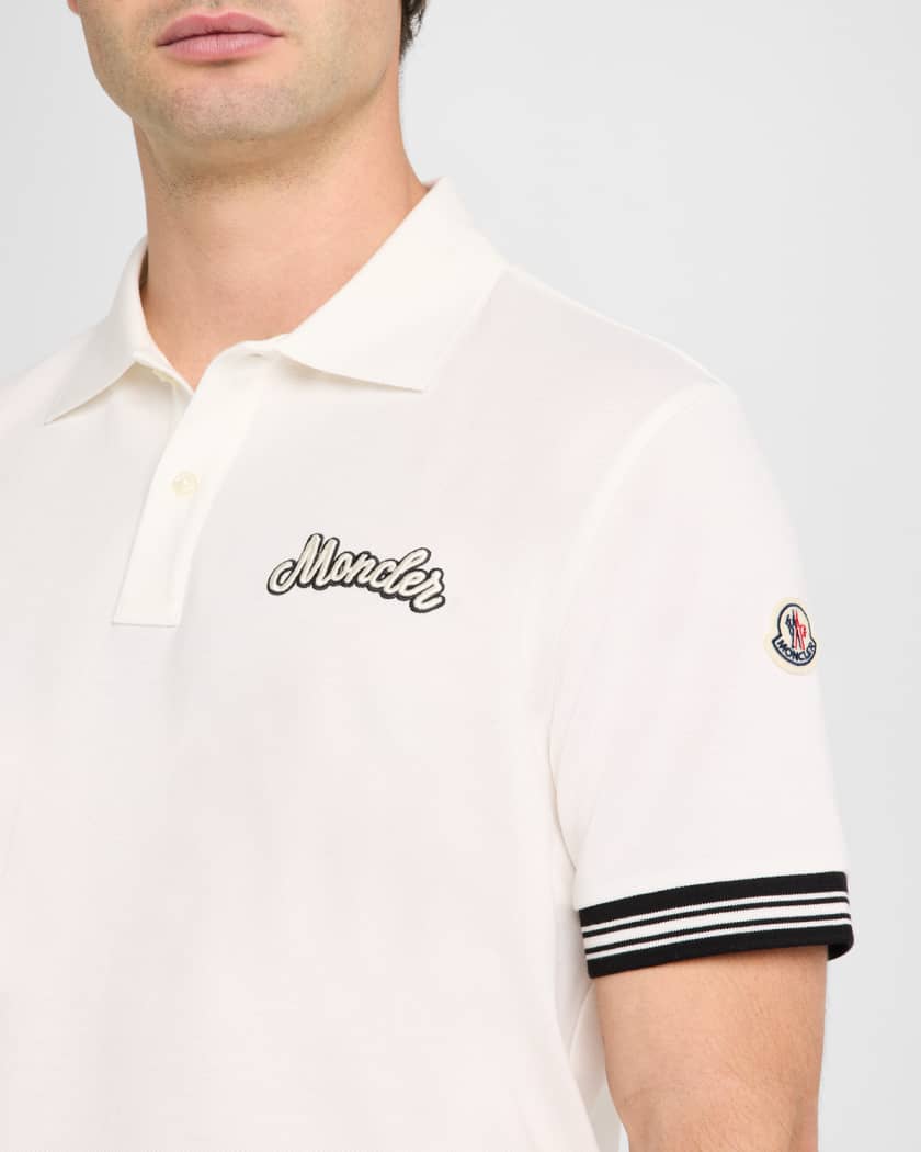 Men's Cotton Logo Polo Shirt