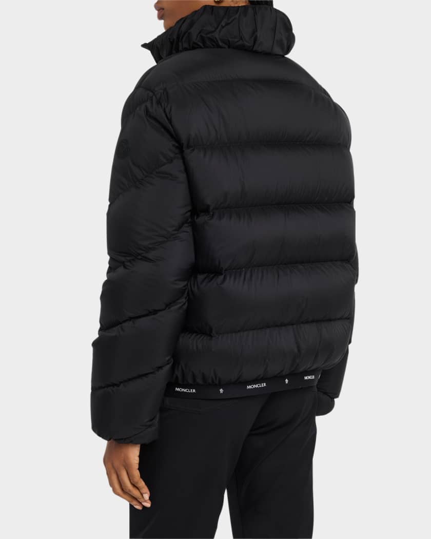 【送料&関税込】Moncler grignan Down Jacket Moncler Grigan Quilted Down Logo Tape Jacket | Neiman Marcus