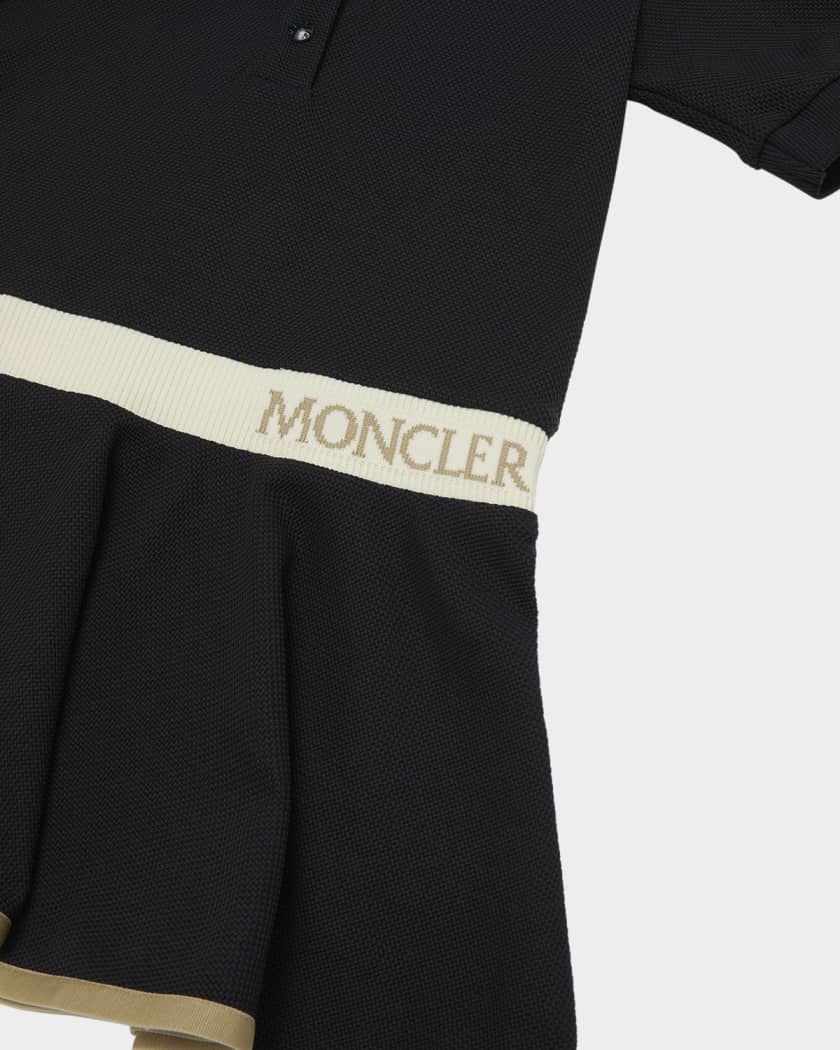 Girl's Logo-Print Polo Dress