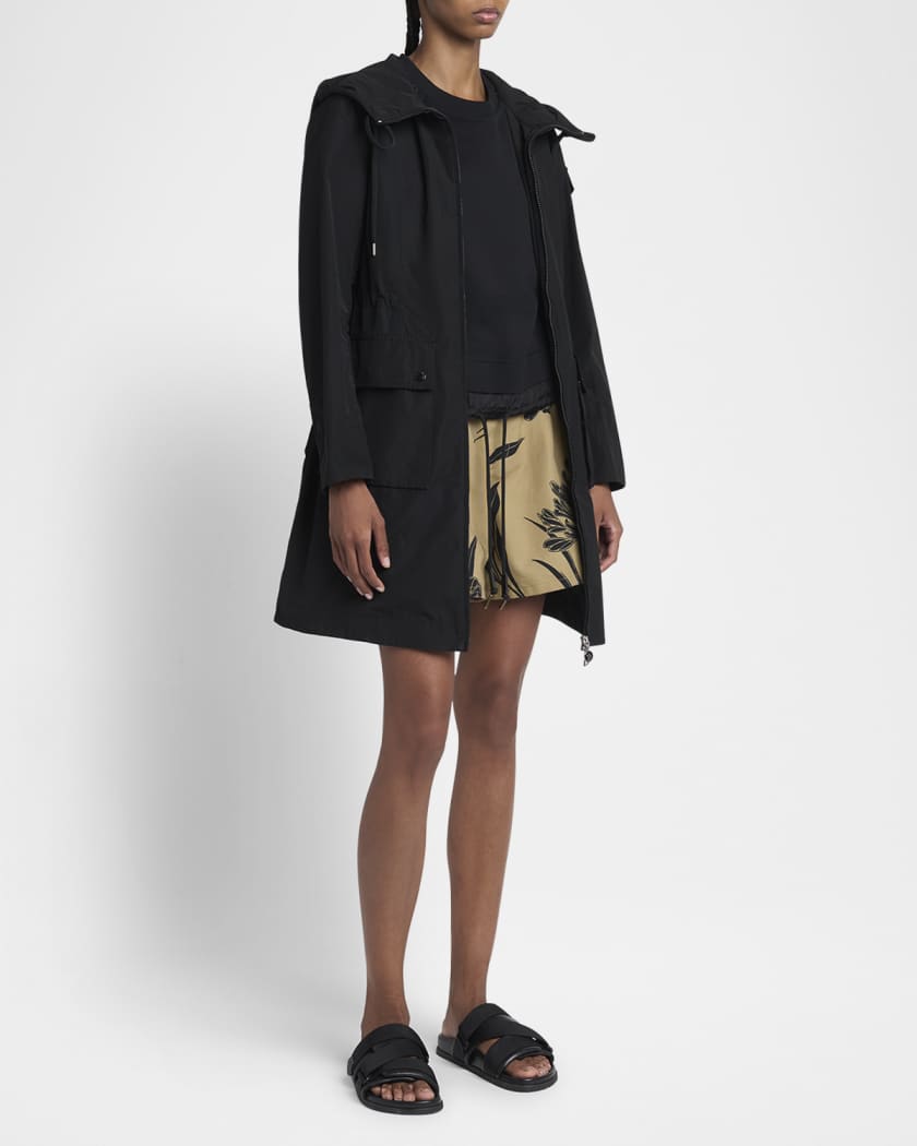 Laerte Long Hooded Parka