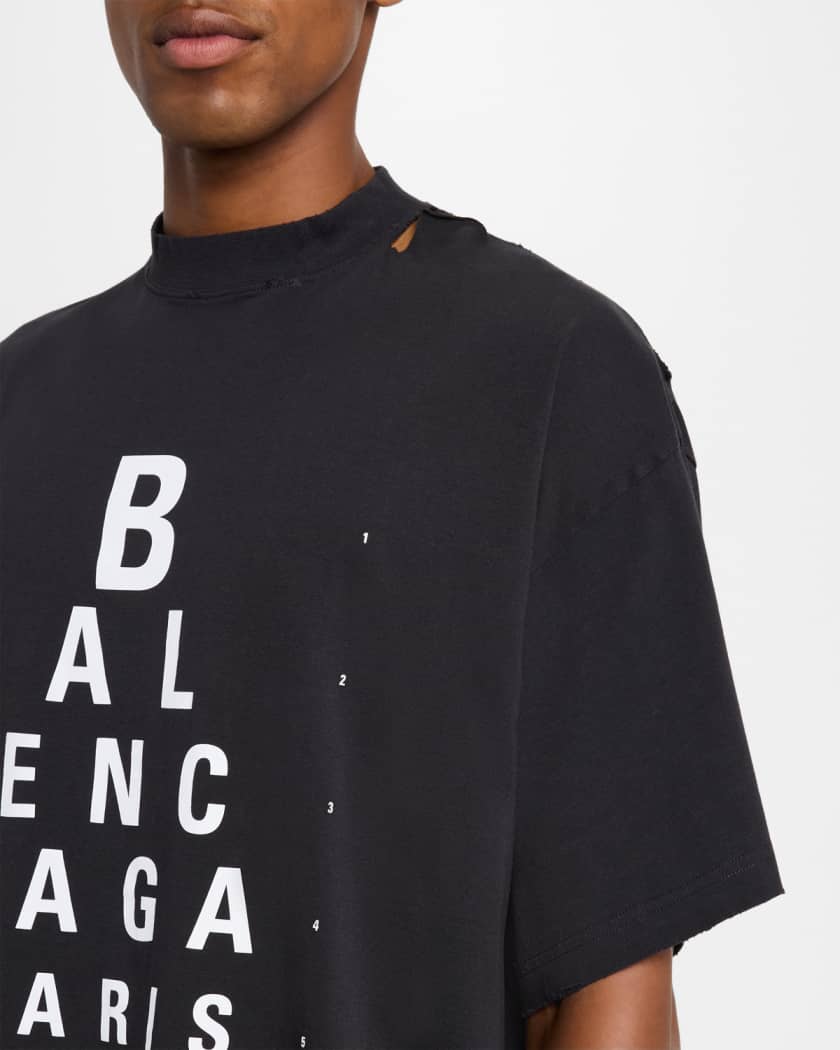 Men's Oversized Optical Logo T-Shirt