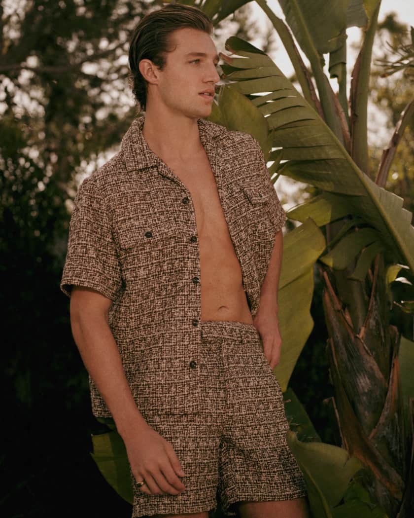 Men's Boucle Camp Shirt