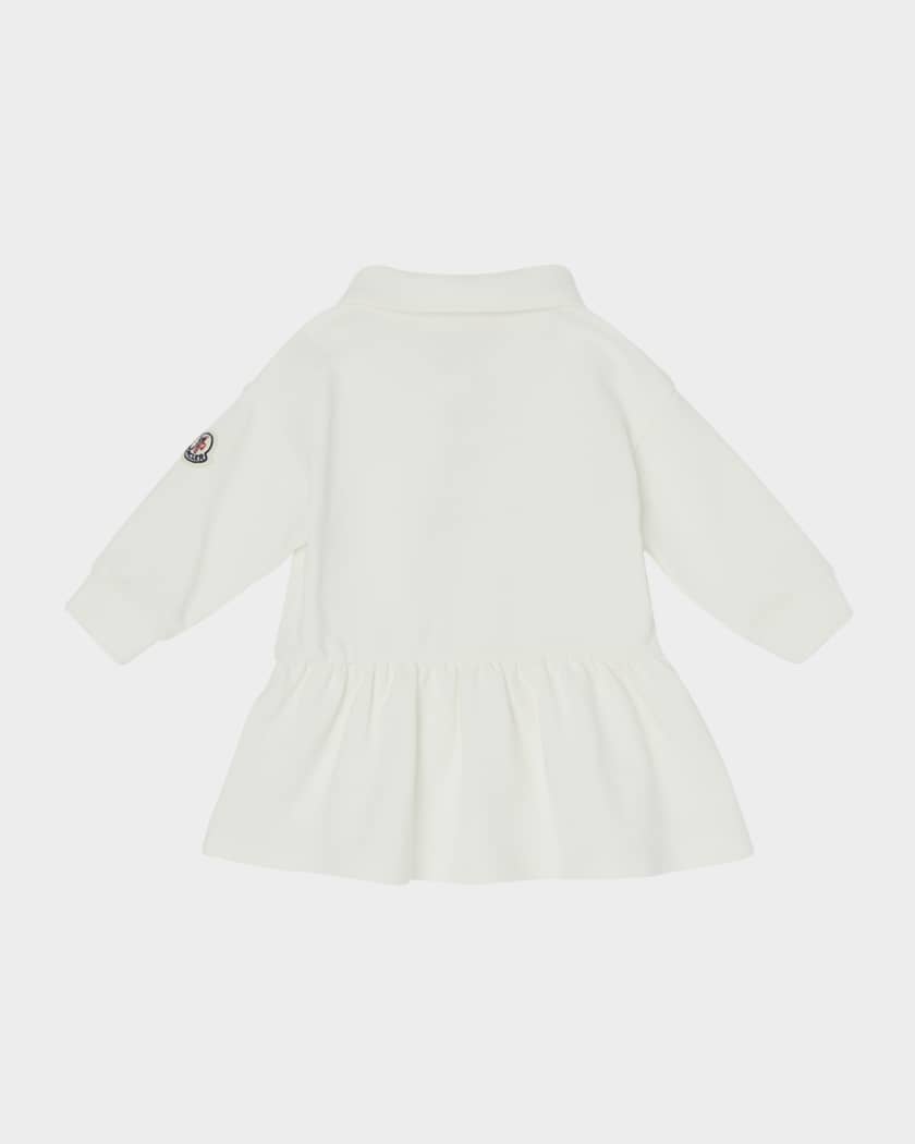 Girl's Embroidered Logo-Print Dress, Size 6M-3