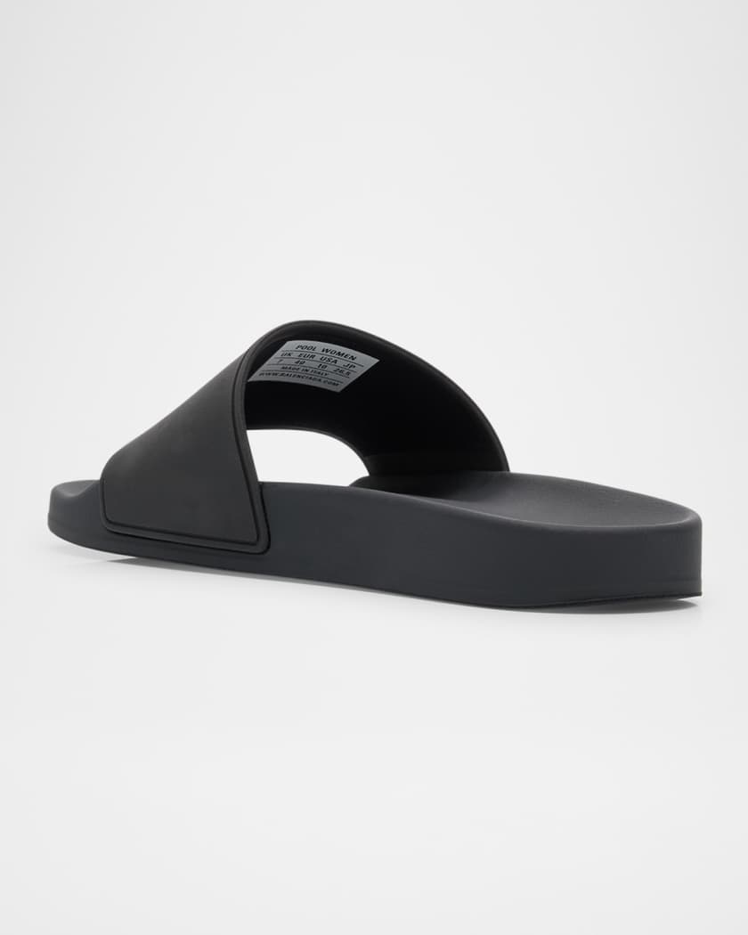 BB Tape Logo Pool Slide Sandals