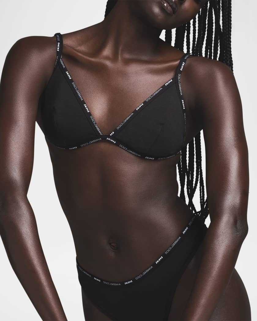 Cotton Jersey Triangle Bralette