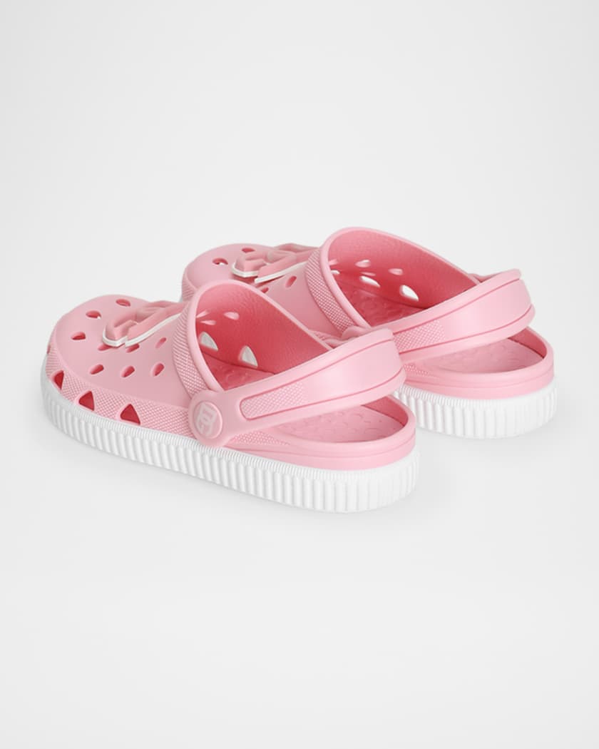Girl's DG Logo Holed Clogs, Baby/Toddler/Kids