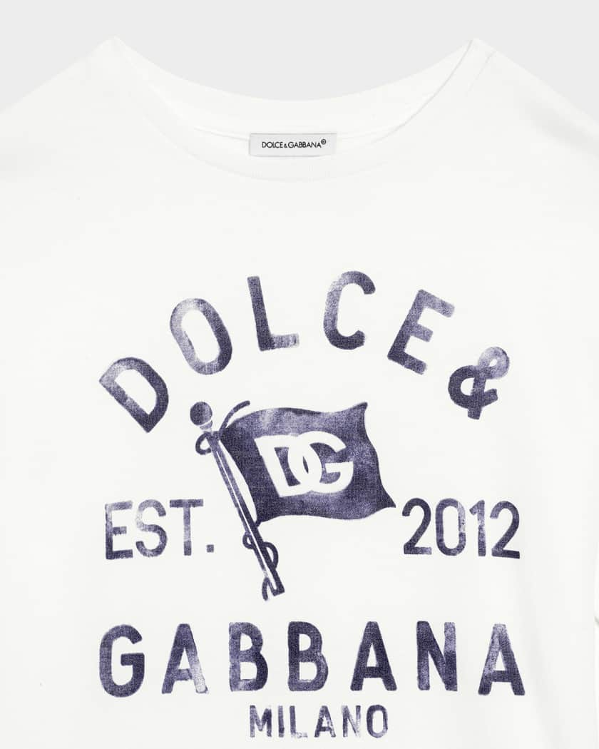 Boy's Logo-Print T-Shirt, Size 4-6