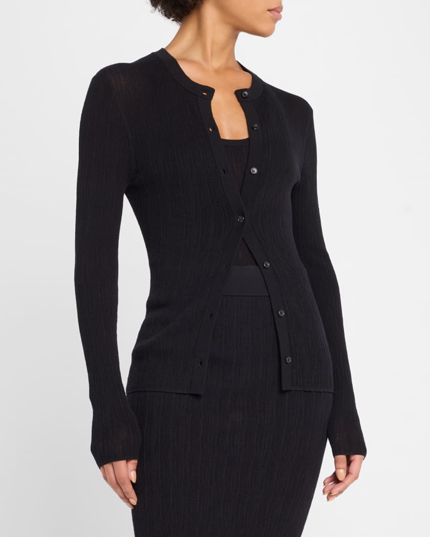 Fisher Ribbed Cardigan