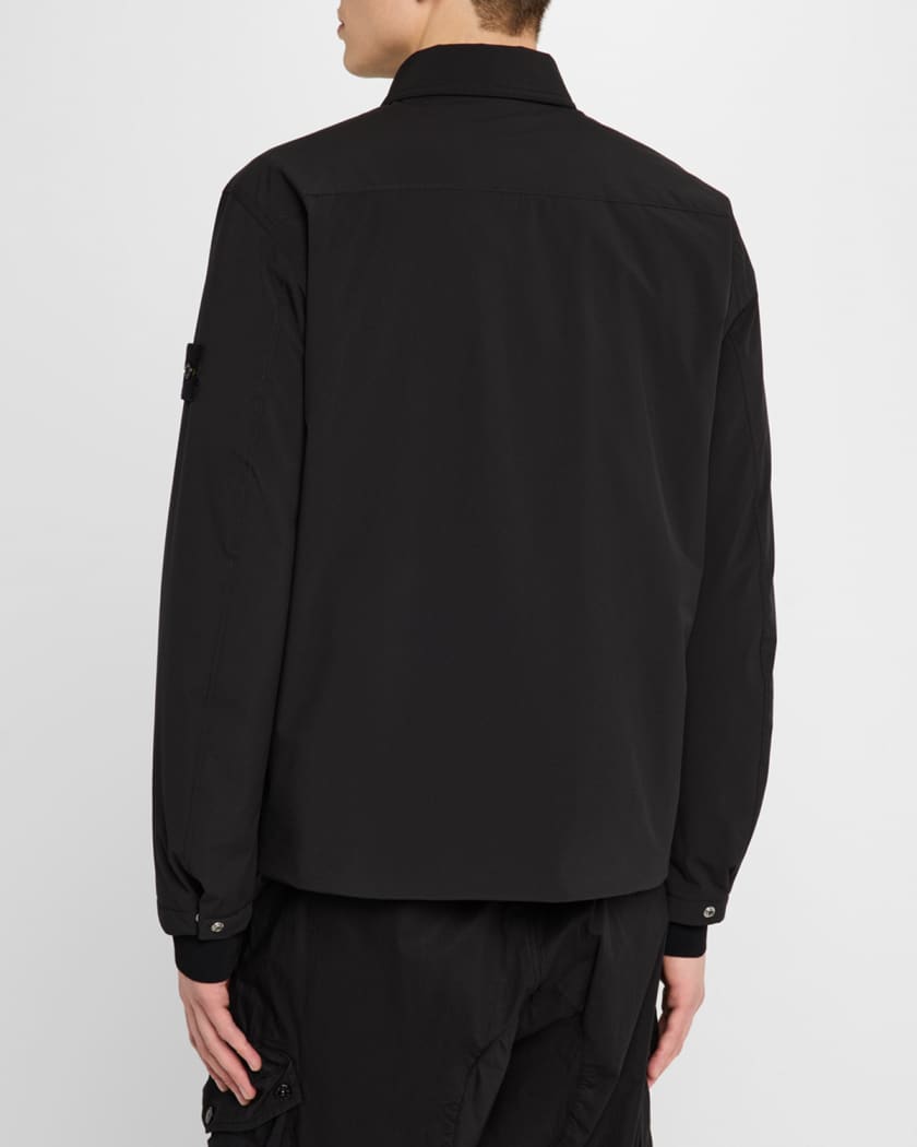 Men's Soft Shell Jacket with Arm Patch