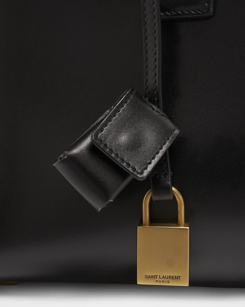 Sac de Jour Large Bowling Top-Handle Bag in Leather