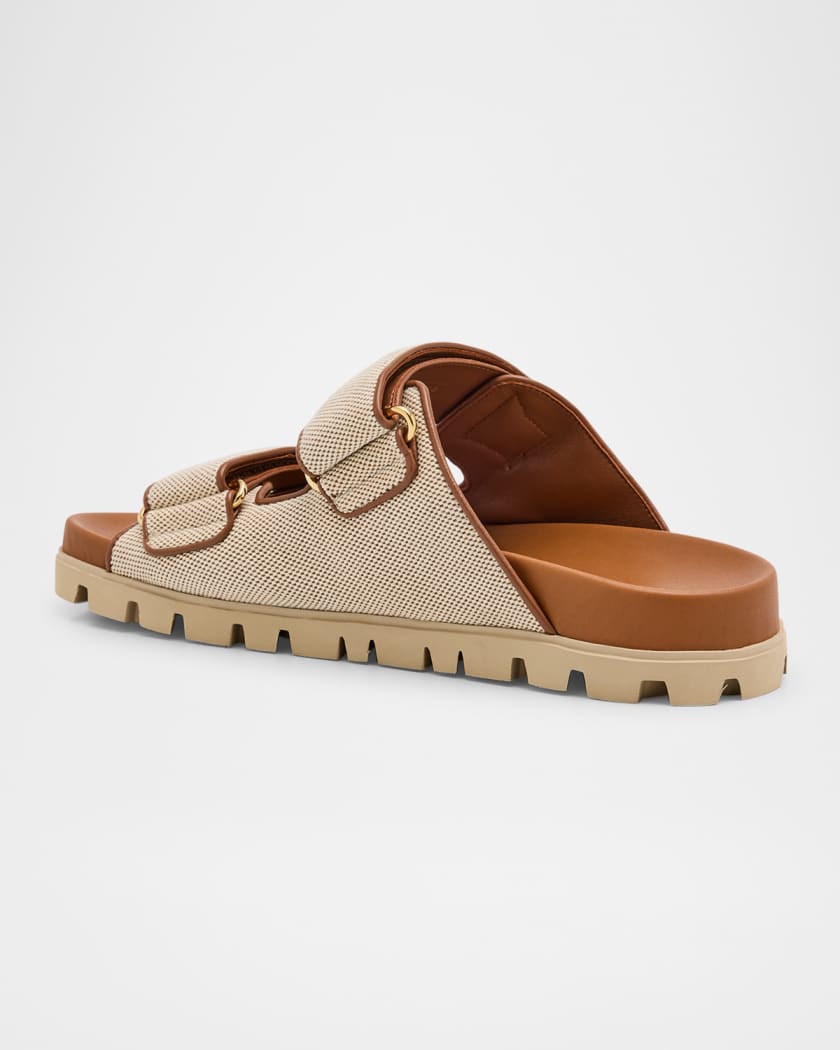 Canvas Dual-Grip Comfort Sandals