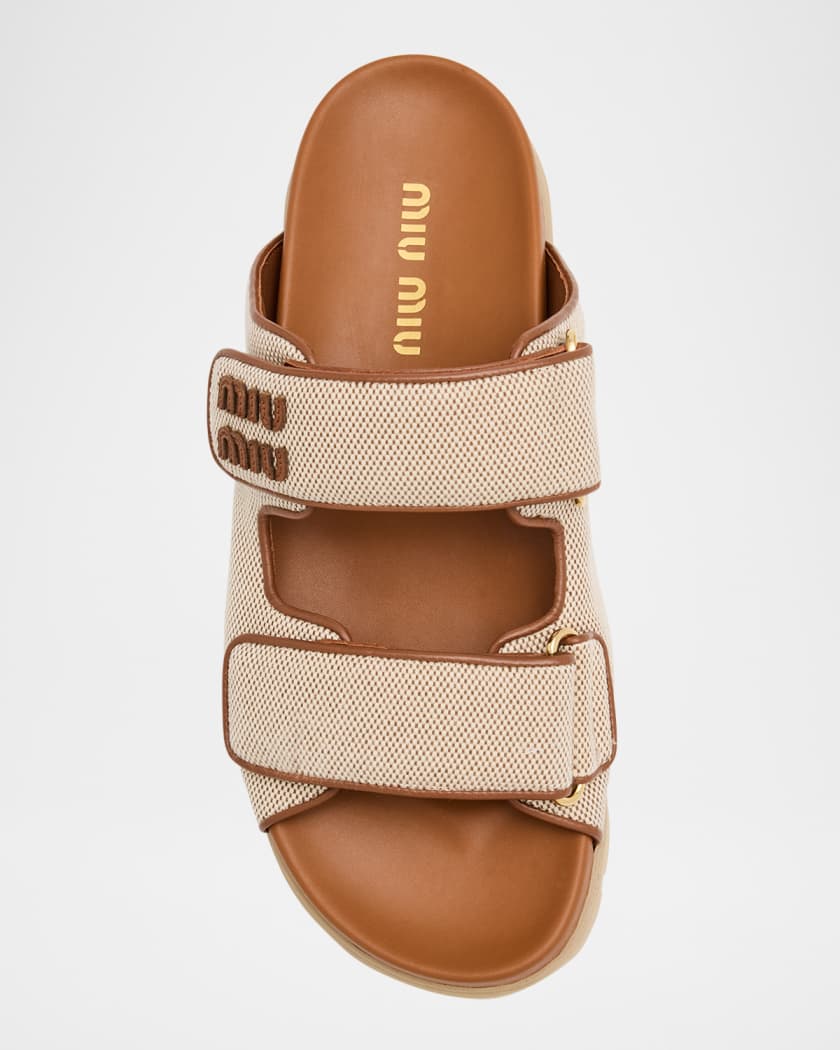 Canvas Dual-Grip Comfort Sandals