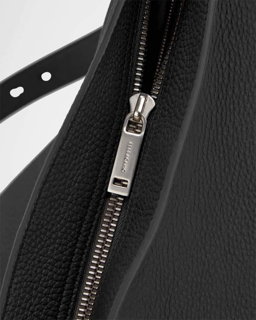 Men's Twins Leather Triangle Shoulder Bag