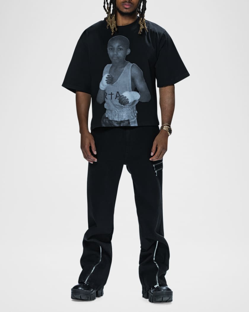 x DDG Men's Austin Portrait-Print T-Shirt