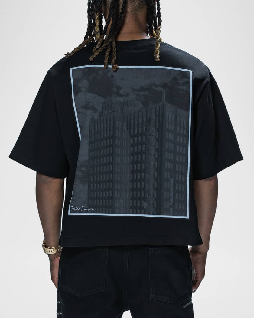 x DDG Men's Austin Portrait-Print T-Shirt