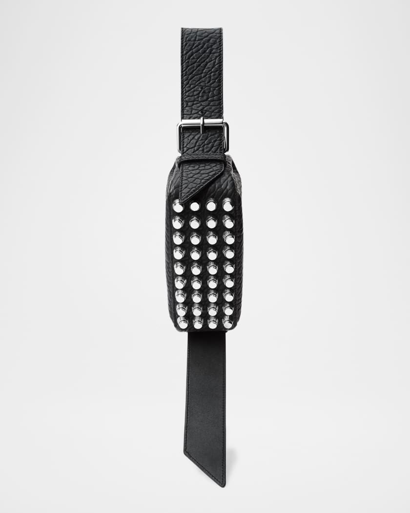 Ricco Small Studded Leather Shoulder Bag