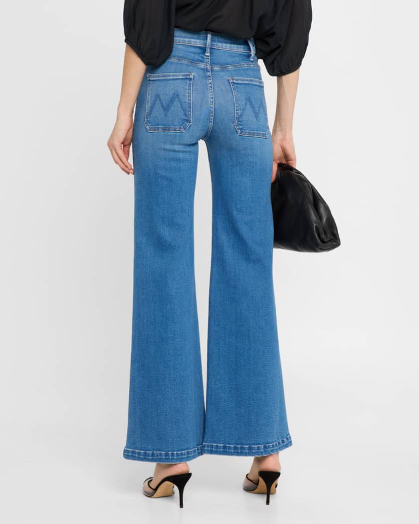 The Hustler Roller Patch Pocket Sneak Jeans