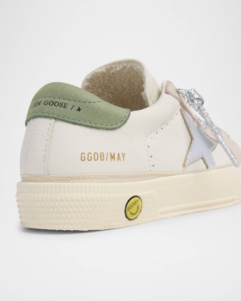 Girl's May Nappa Laminated Star Sneakers, Baby/Toddler