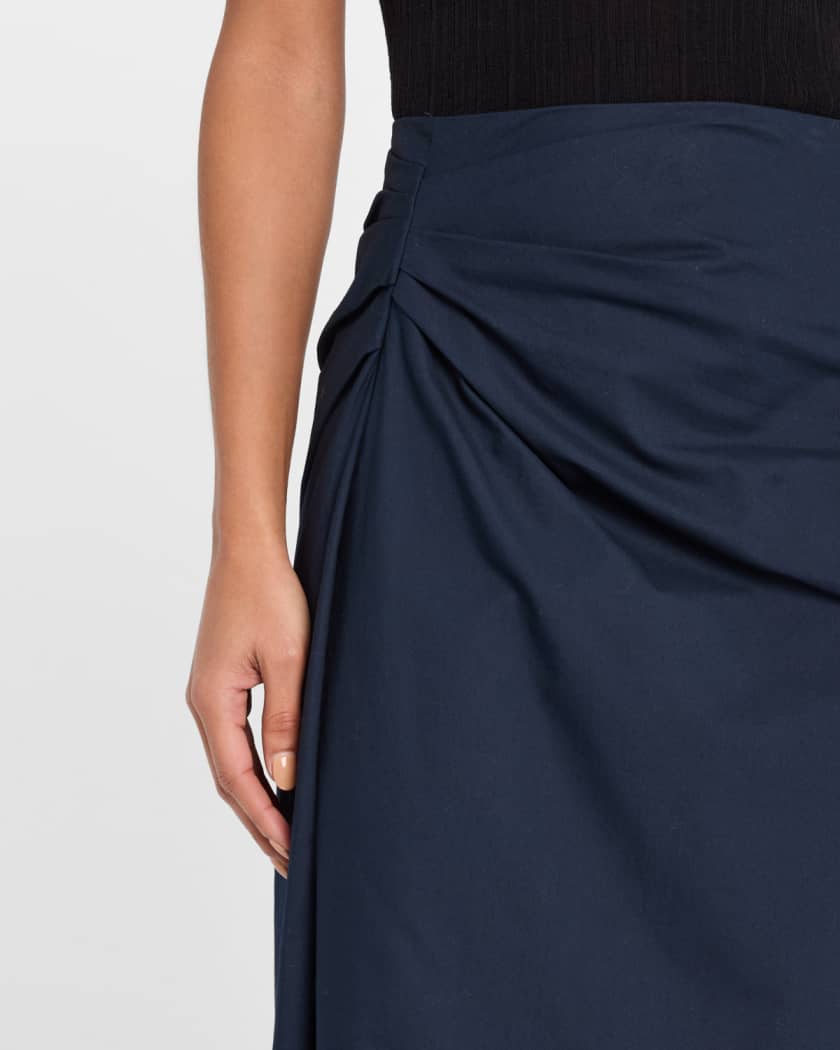 Tessa Ruched Midi Skirt