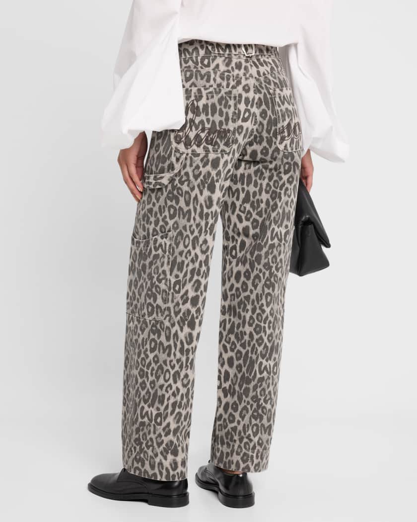 Drew Leopard Cargo Pants