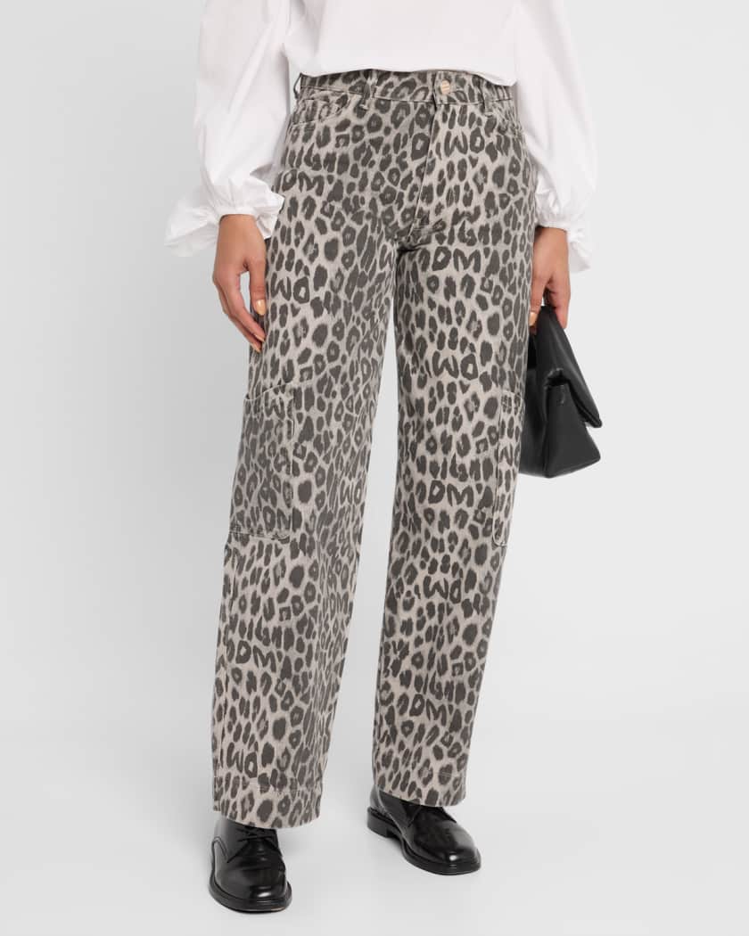 Drew Leopard Cargo Pants