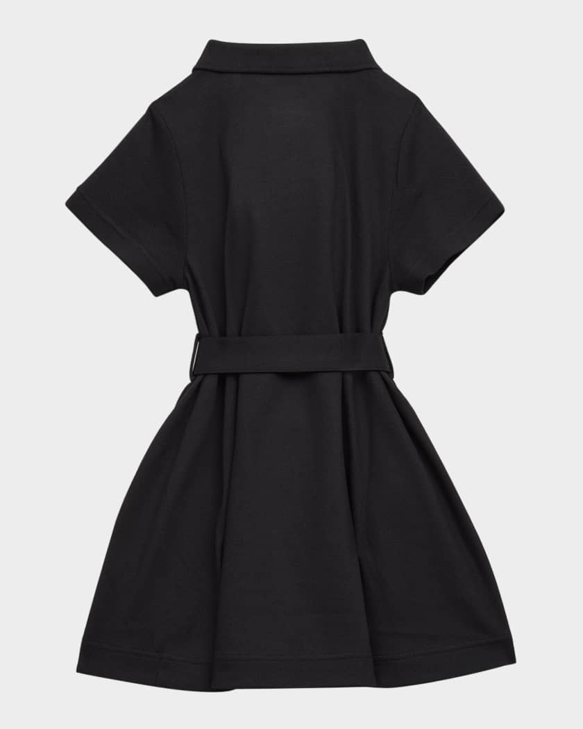 Girl's Astrid Belted EKD Polo Dress, Size 4-14