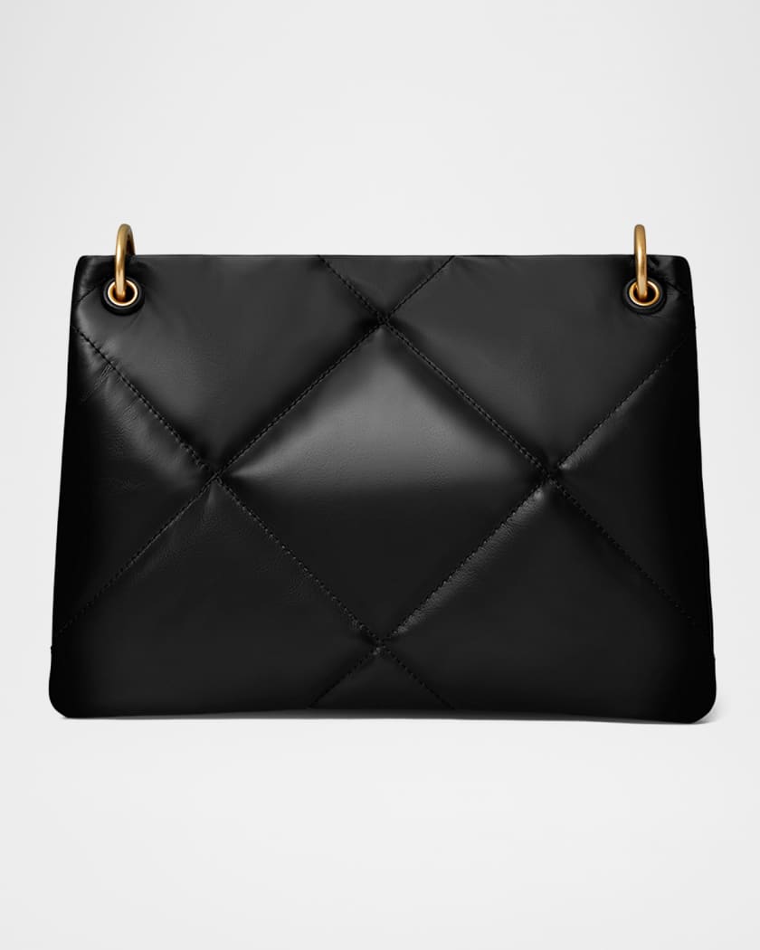 Kira Small Diamond Quilted Leather Shoulder Bag