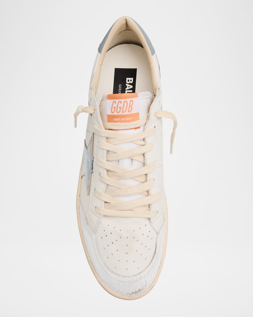 Men's Ball Star Leather Low-Top Sneakers 