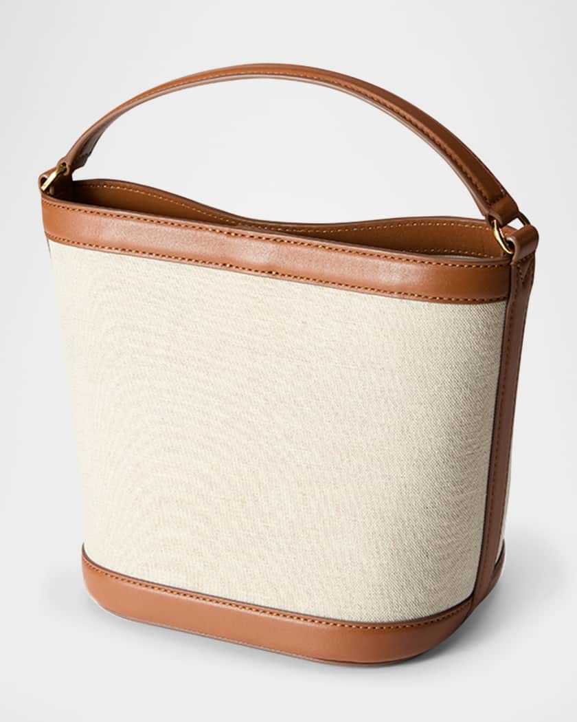 Small Canvas Bucket Bag