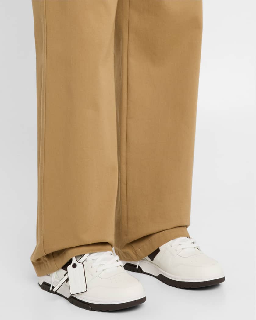 Men's Out Of Office Bicolor Leather Sneakers