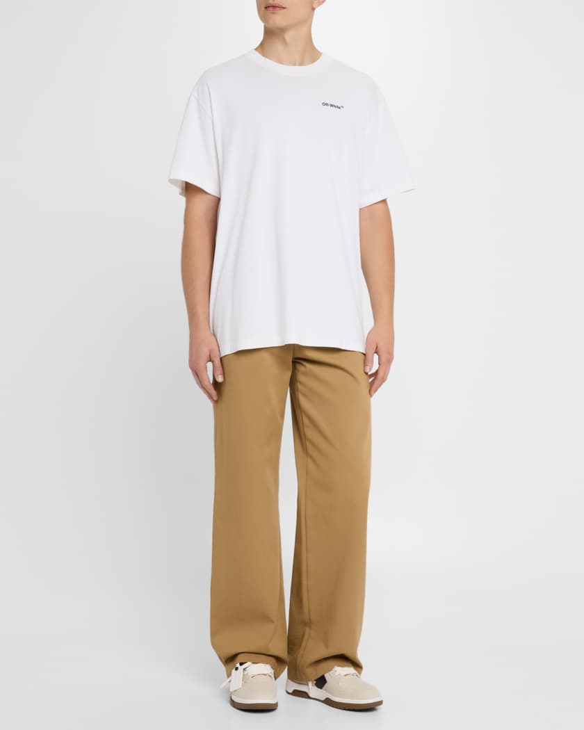 Men's Slim Out Of Office Canvas and Leather Sneakers
