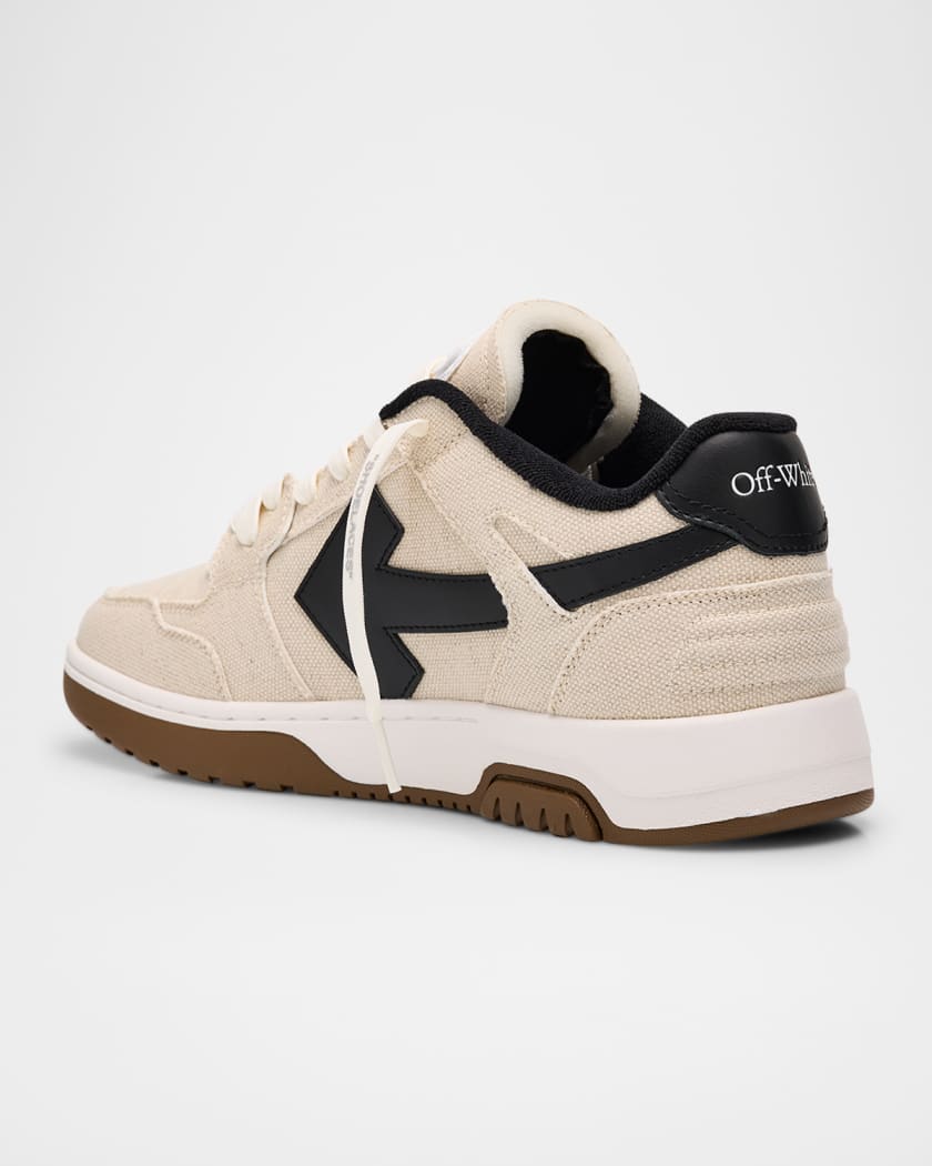 Men's Slim Out Of Office Canvas and Leather Sneakers