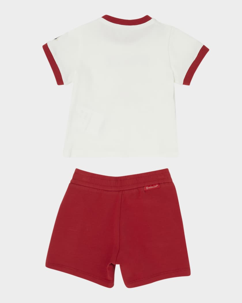 Boy's Whale Tale Graphic T-Shirt and Shorts Set, Size 6M-3