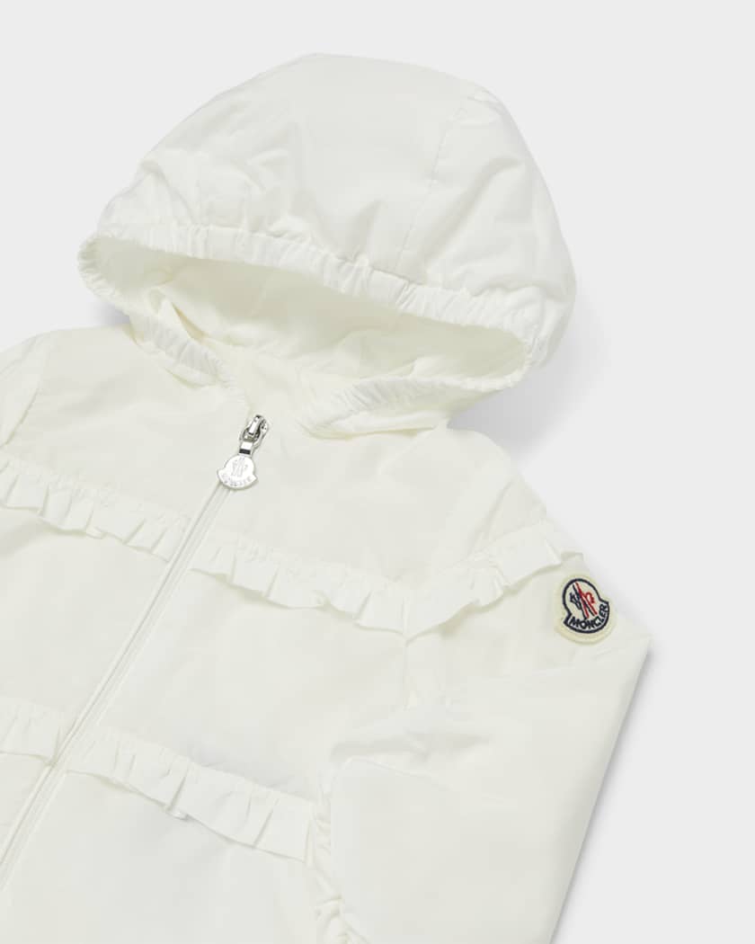 Girl's Hiti Ruffle Rain Jacket, Size 6M-3