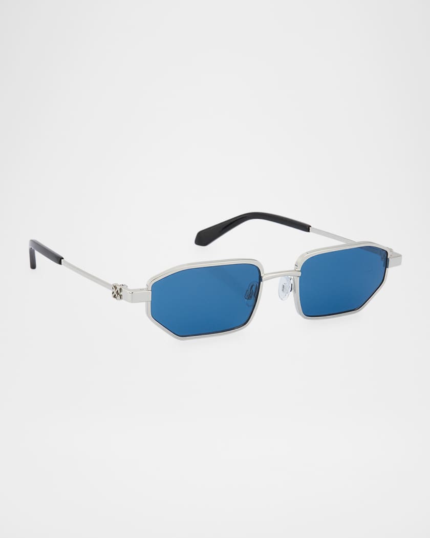 Men's Loa Metal Rectangle Sunglasses