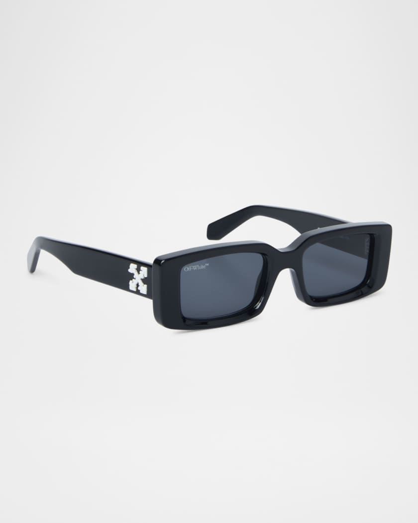 Men's Arthur Acetate Rectangle Sunglasses