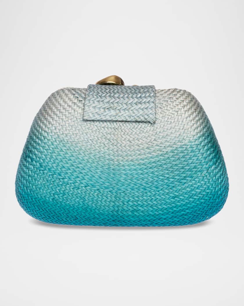 Tamu Stone Tassel Woven Clutch Bag