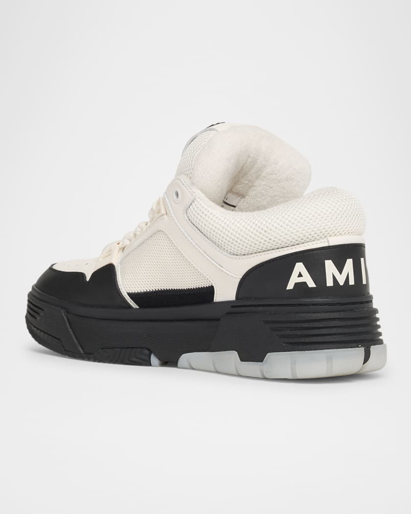 Men's MA-1 Chunky Leather Mid-Top Sneakers