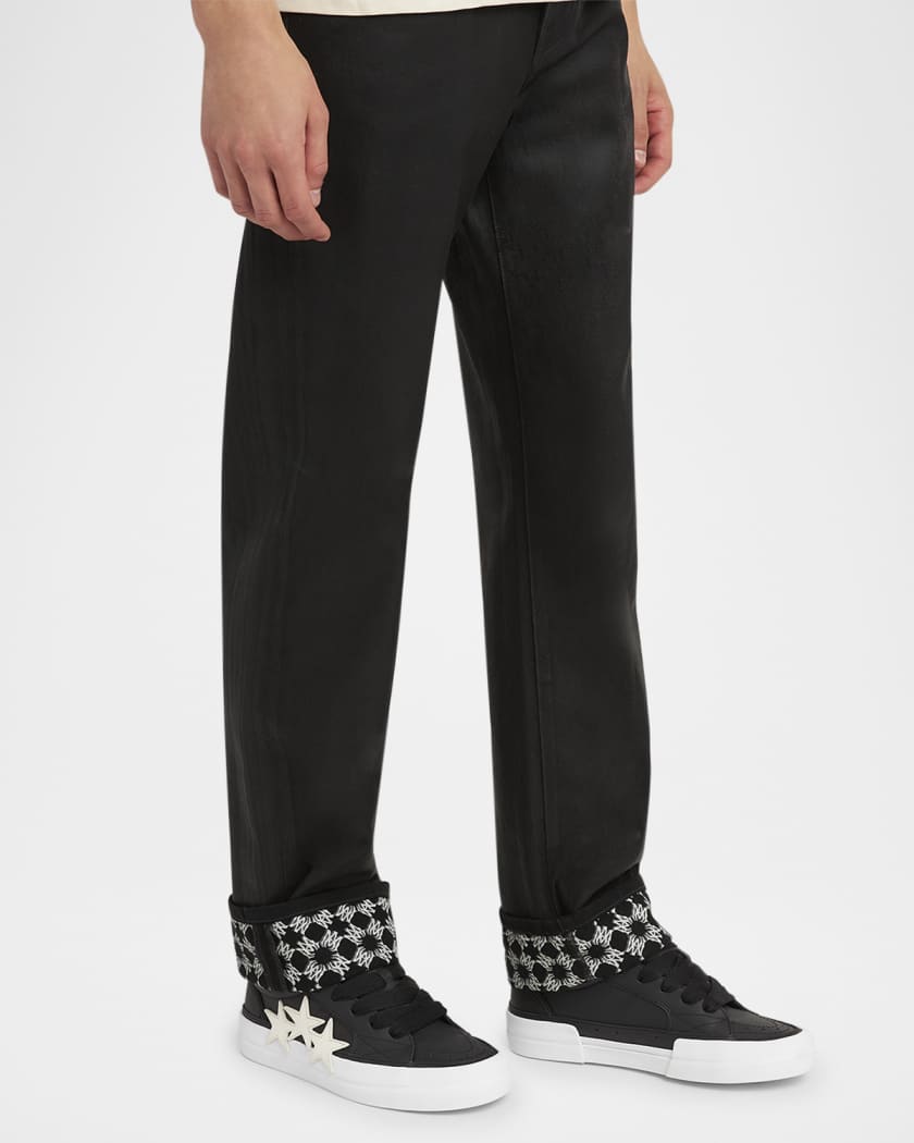 Men's Sunset Skate Leather Low-Top Sneakers