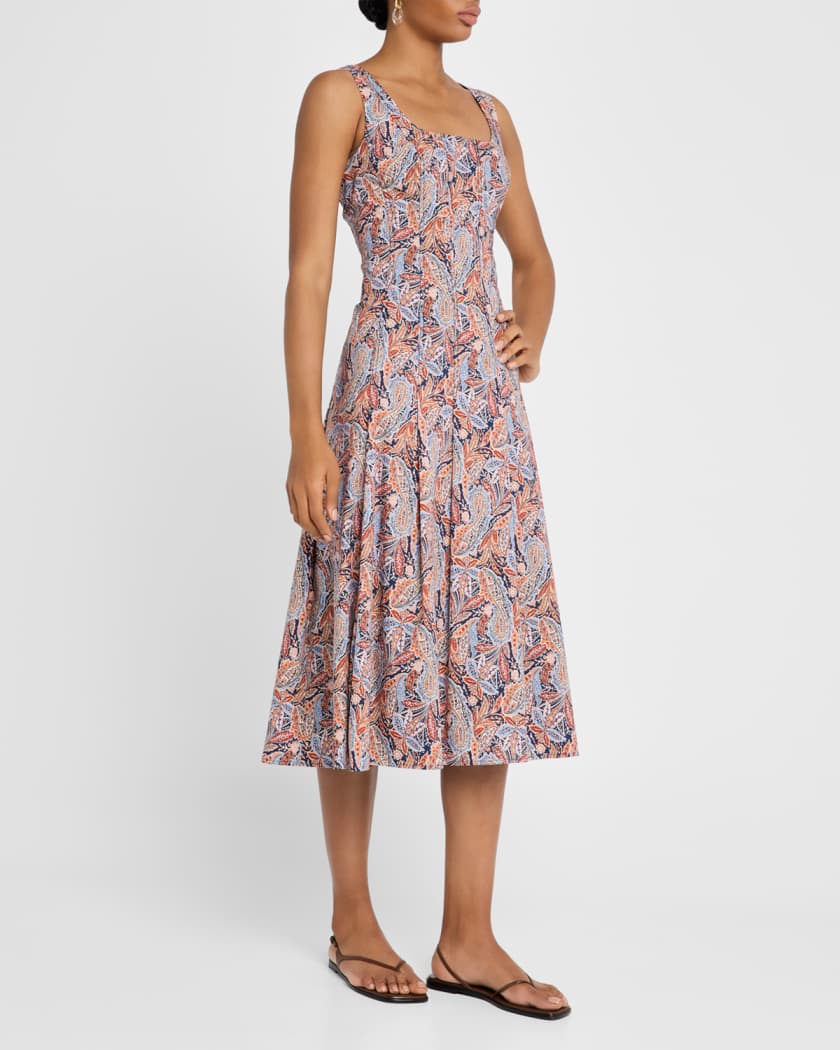 Jolie Fit-And-Flare Midi Dress