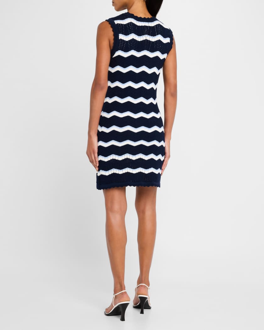 Templeton Sleeveless Stripe Knit Dress