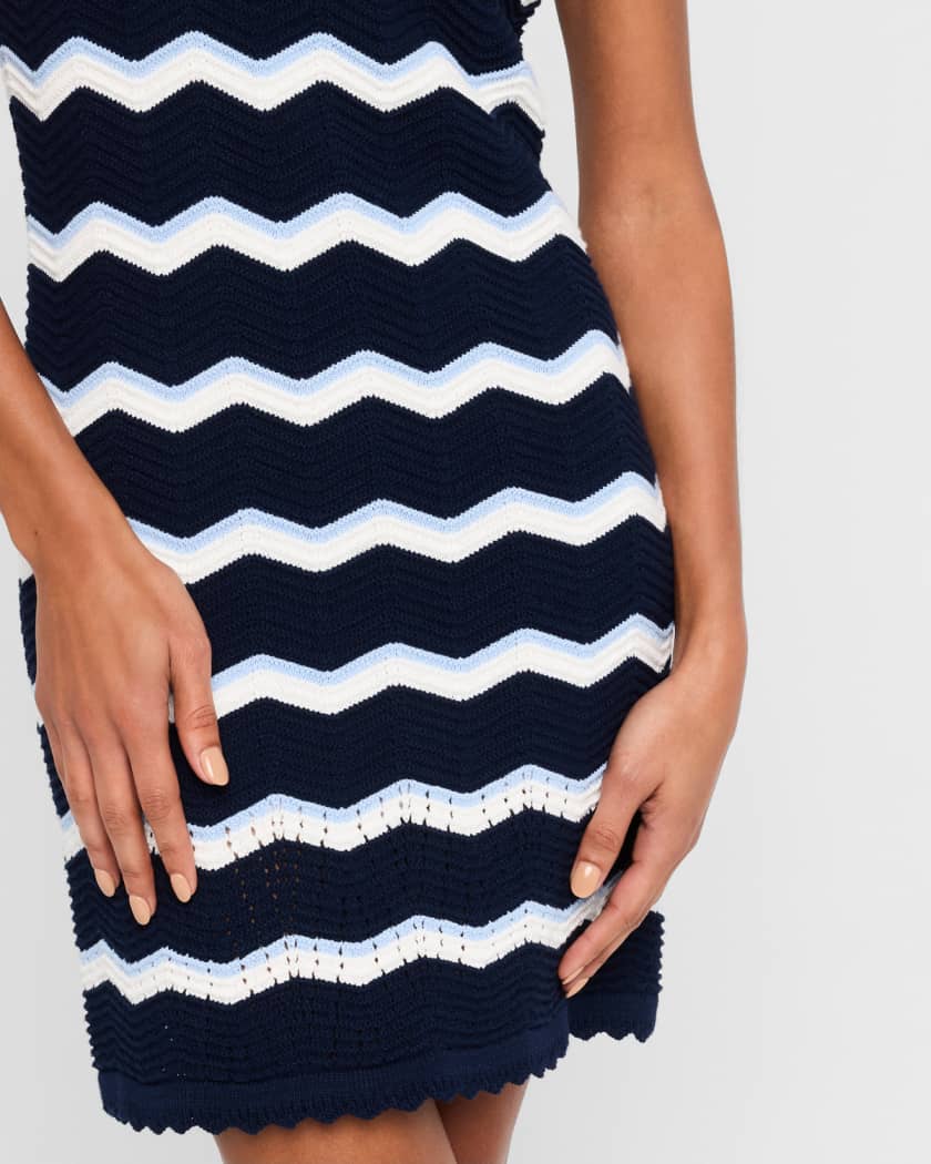 Templeton Sleeveless Stripe Knit Dress