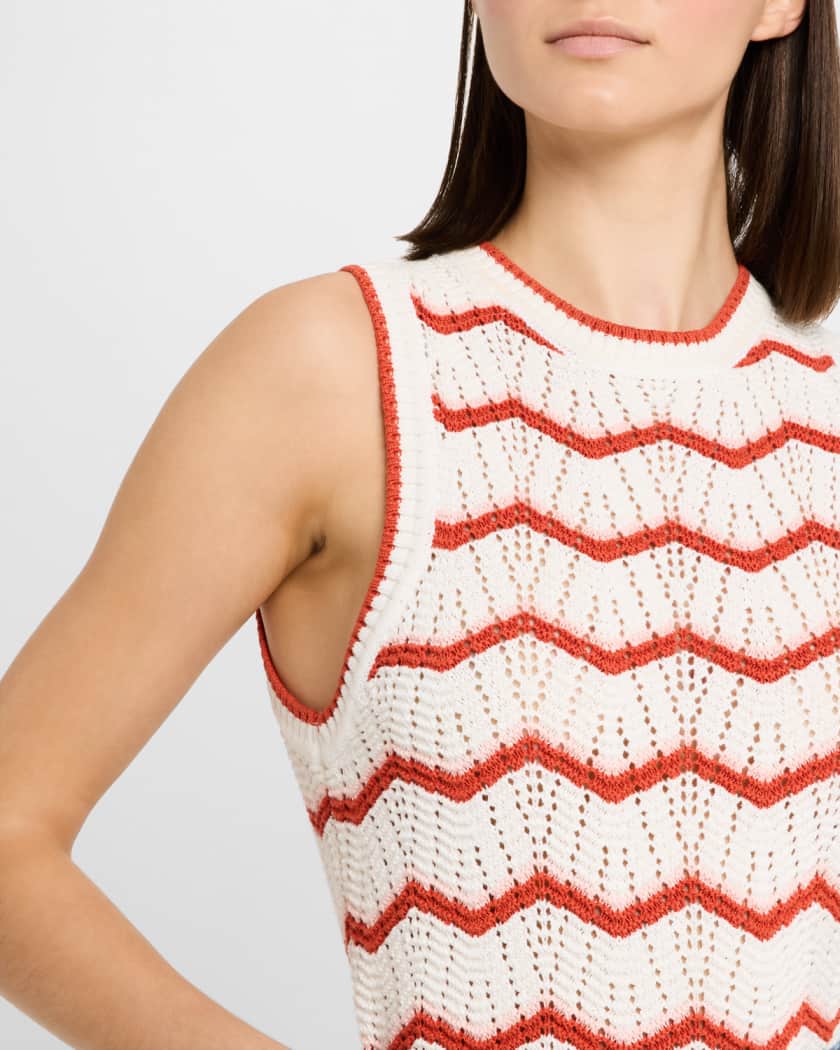 Jerrel Cropped Knit Tank Top
