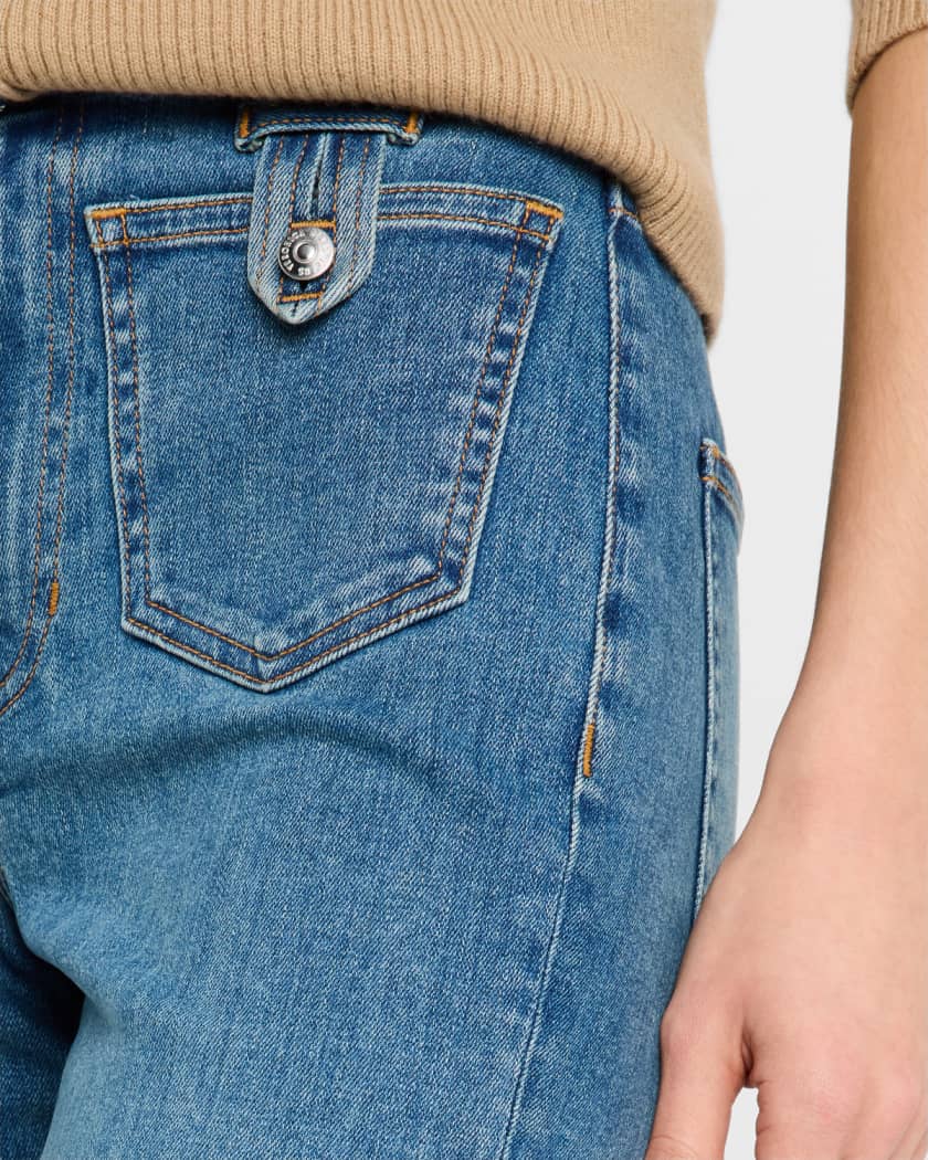 Beverly High-Rise Skinny Flare Jeans