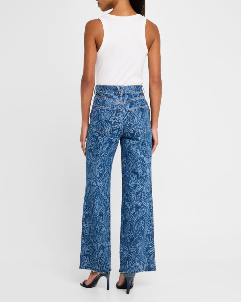 Taylor High-Rise Wide-Leg Jeans