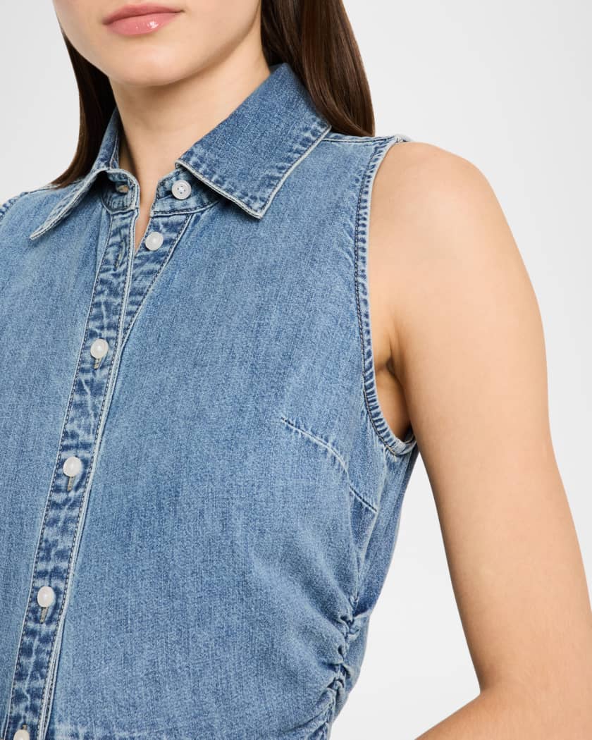 Fuller Sleeveless Denim Midi Dress